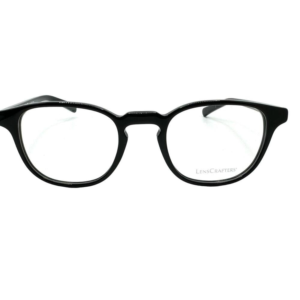 LENSCRAFTERS EC2004 1001 BLACK AUTHENTIC EYEGLASSES FRAMES 49-21-145